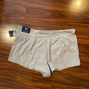 Reebok Athletic Marathon Vector Silver Performance Shorts Pus XXL